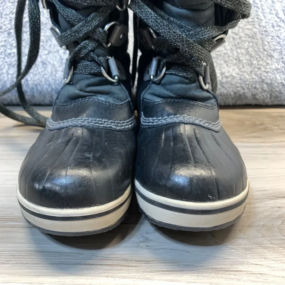 SOREL Girls Youth Black Tofino II Waterproof Winter Boots Size 2‎ NY2419-010